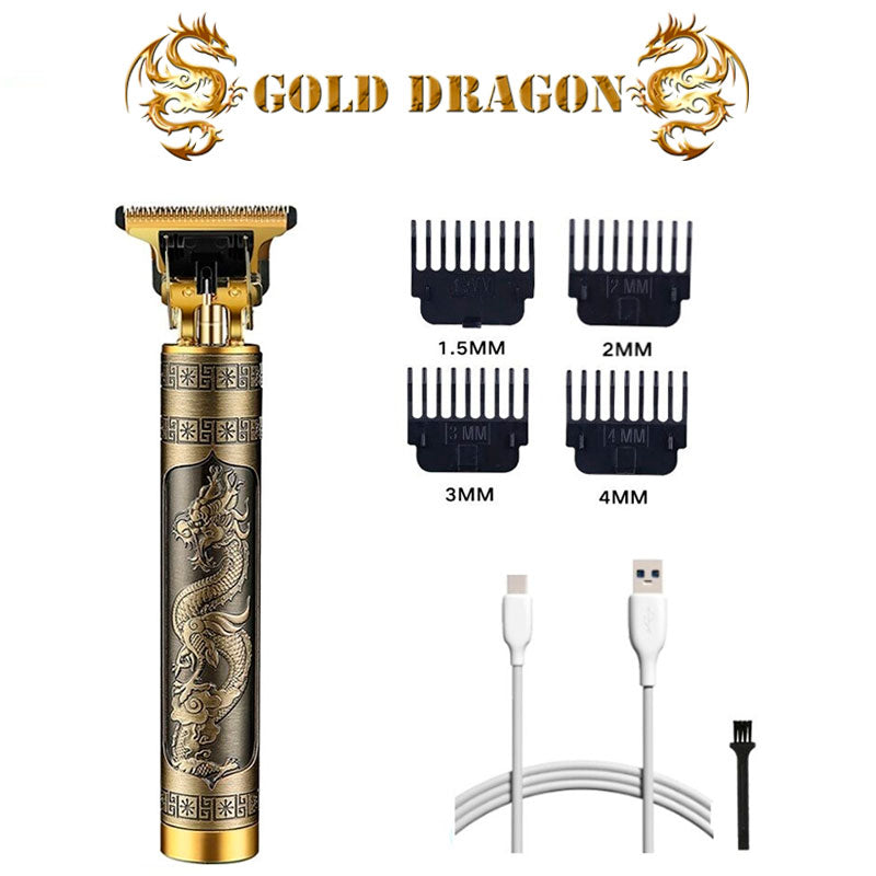 Maquinapara cortar Cabelo, Barbeador e Pelos - Gold Dragon