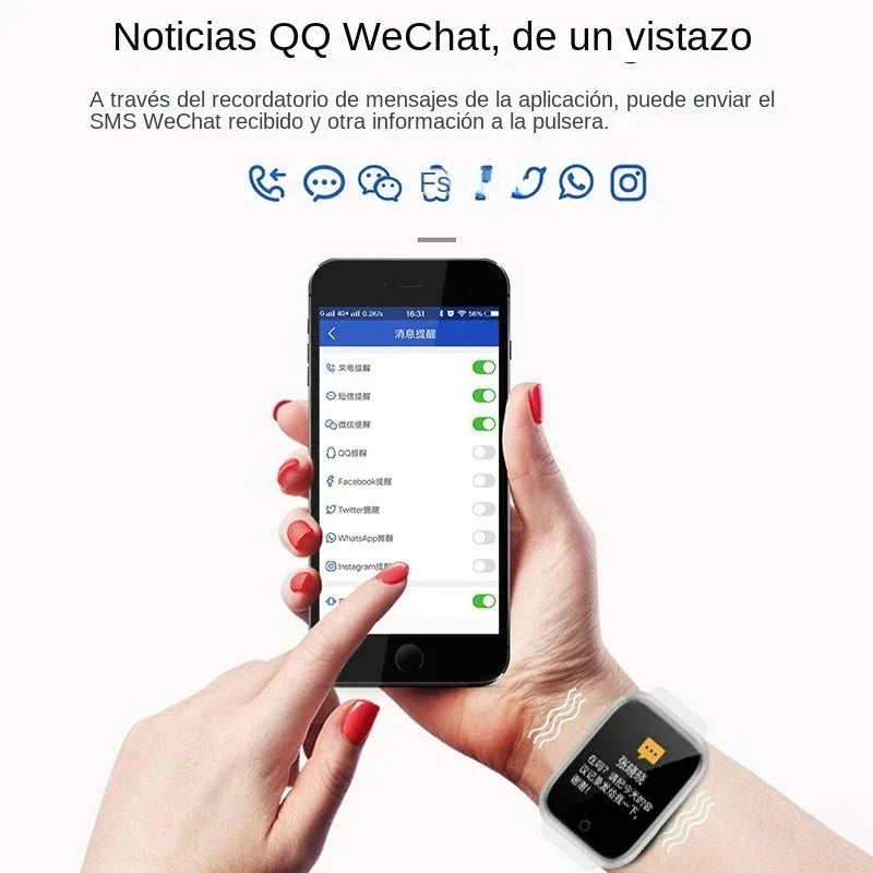 Relógio Smart Watch Bluetooth masculino feminino